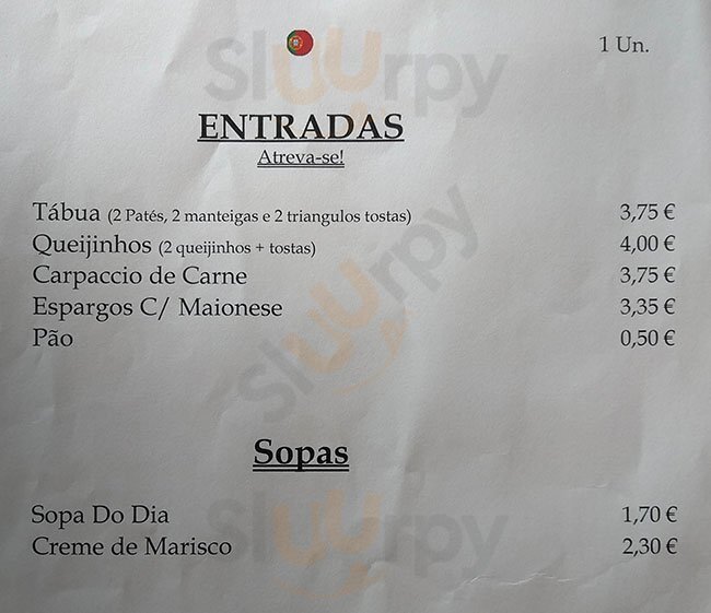 A Máscara - Fondue Restaurante Porto Menu - 1