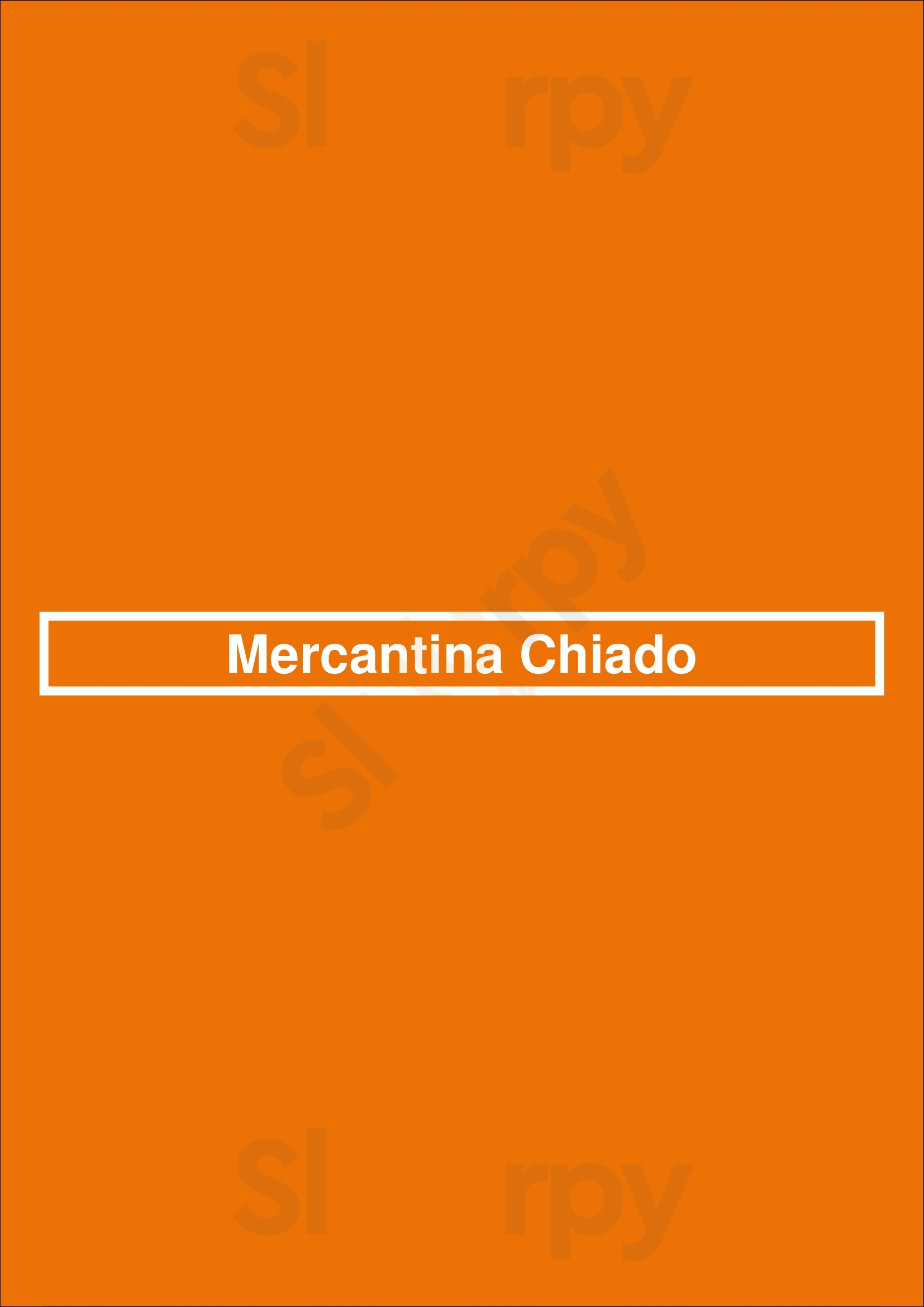 Mercantina Chiado Lisboa Menu - 1