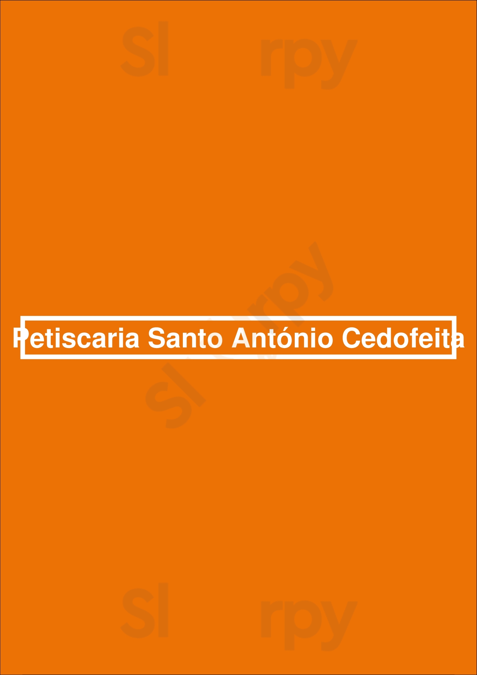 Petiscaria Santo António Cedofeita Porto Menu - 1