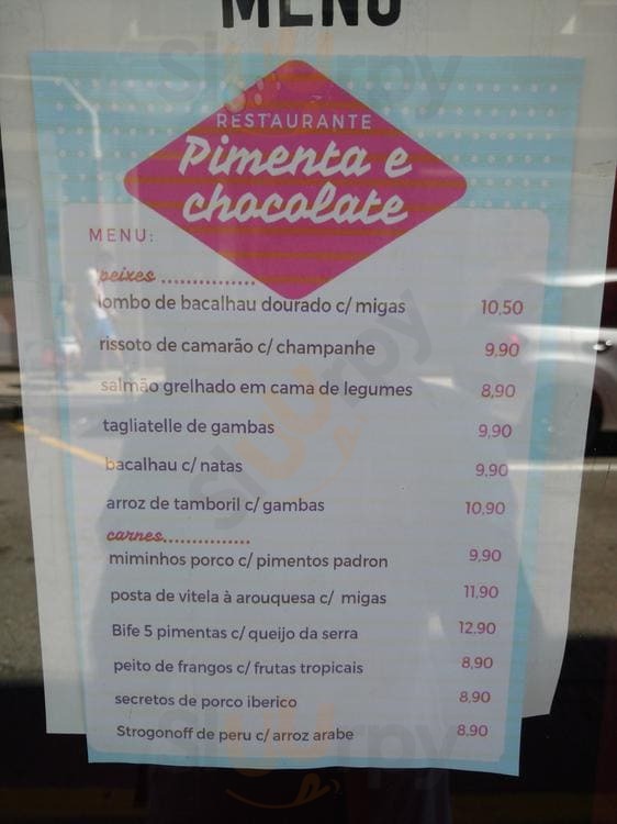 Pimenta & Chocolate Porto Menu - 1