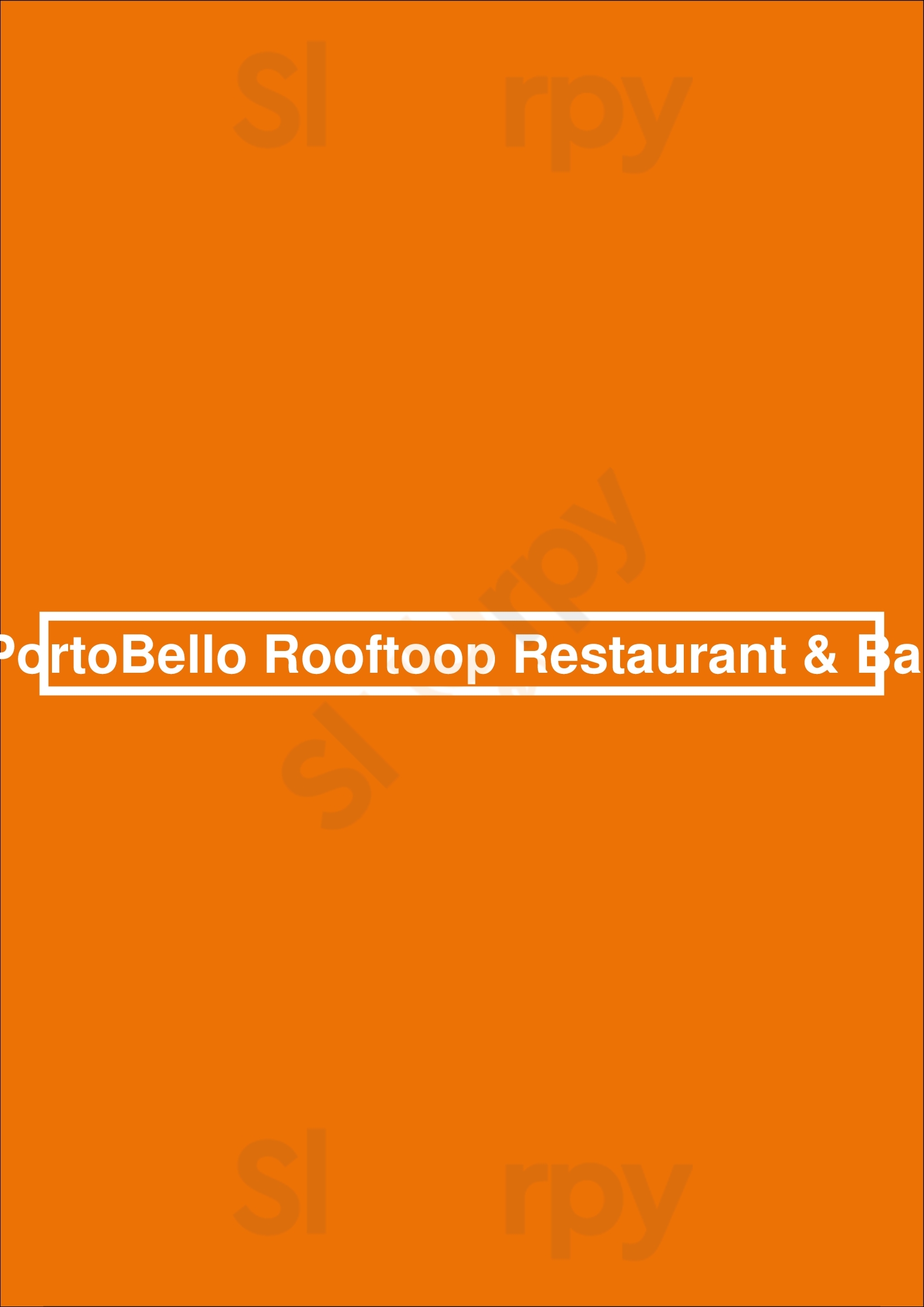 Portobello Rooftoop Restaurant & Bar Porto Menu - 1