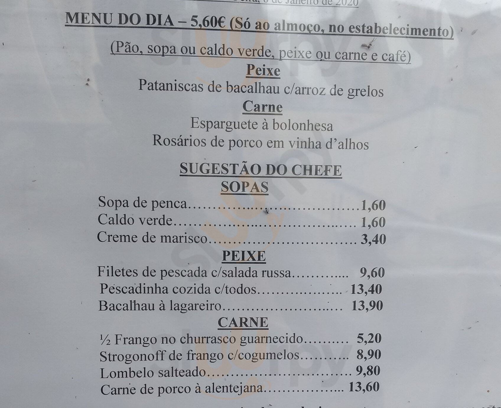 Restaurante Bonanza Porto Menu - 1