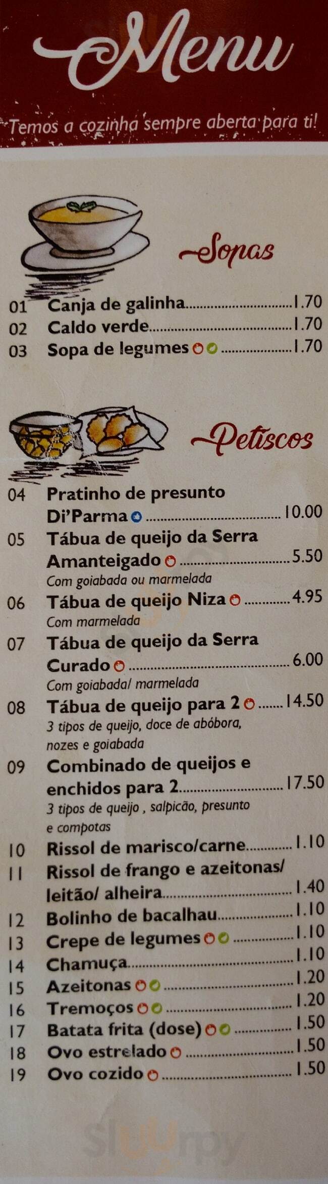Tostinhas Porto Menu - 1