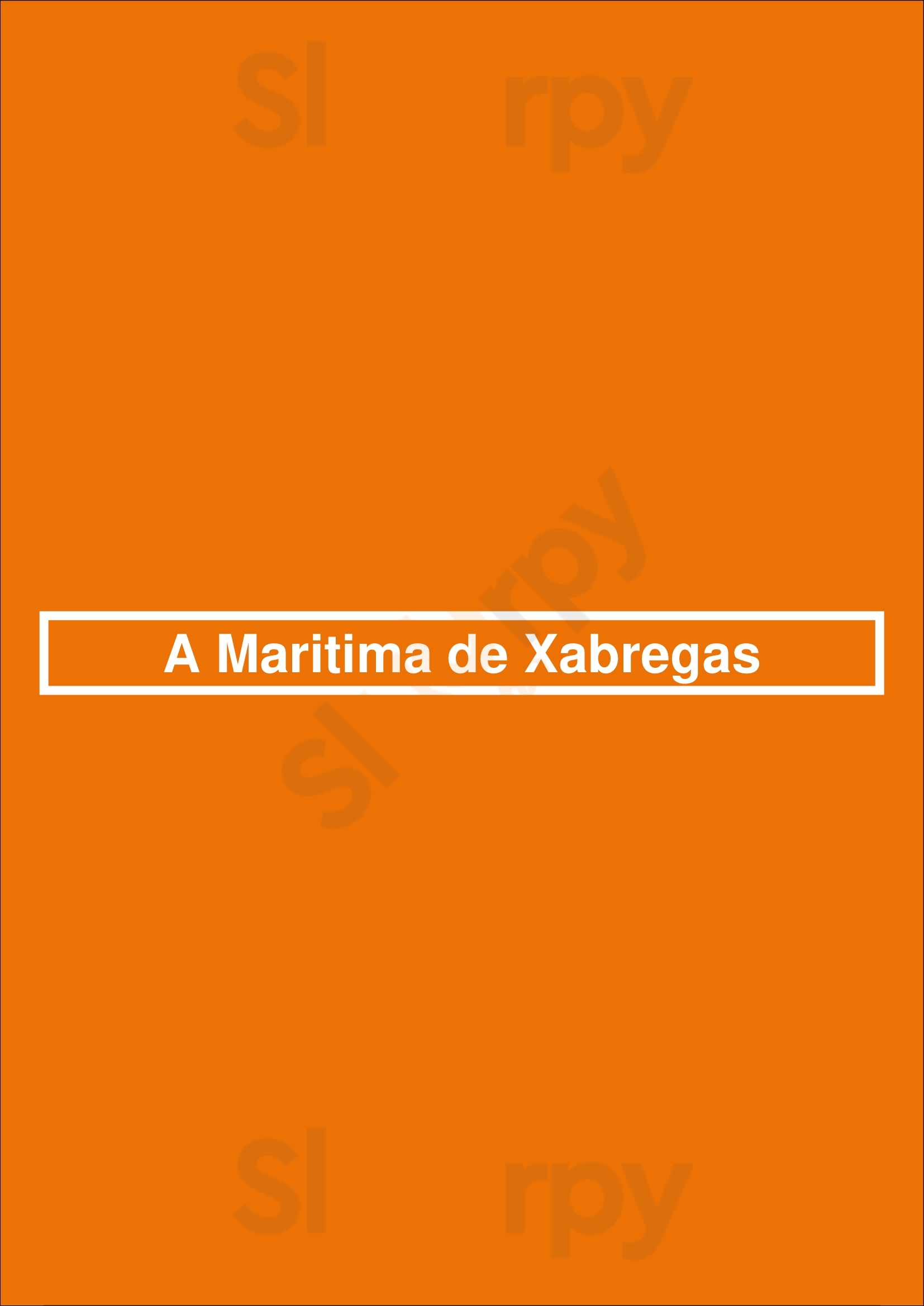 A Maritima De Xabregas Lisboa Menu - 1