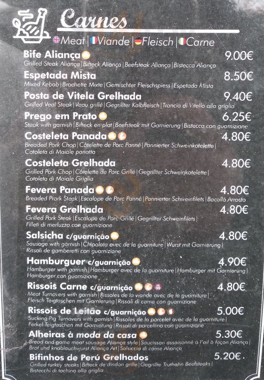 Cafe Alianca Porto Menu - 1