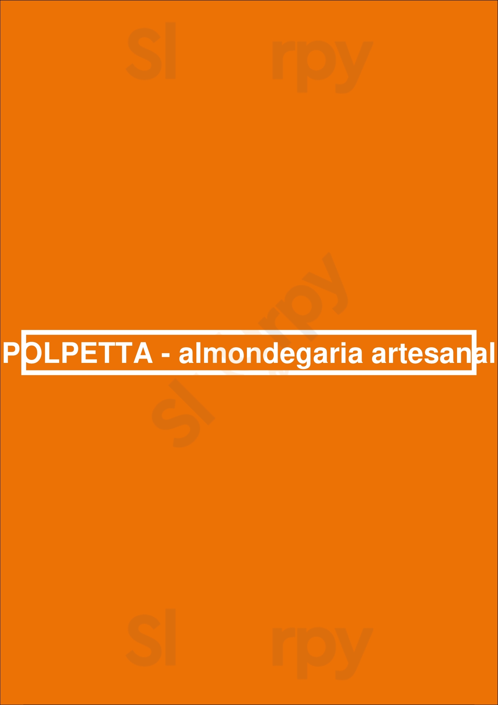 Polpetta - Almondegaria Artesanal Lisboa Menu - 1