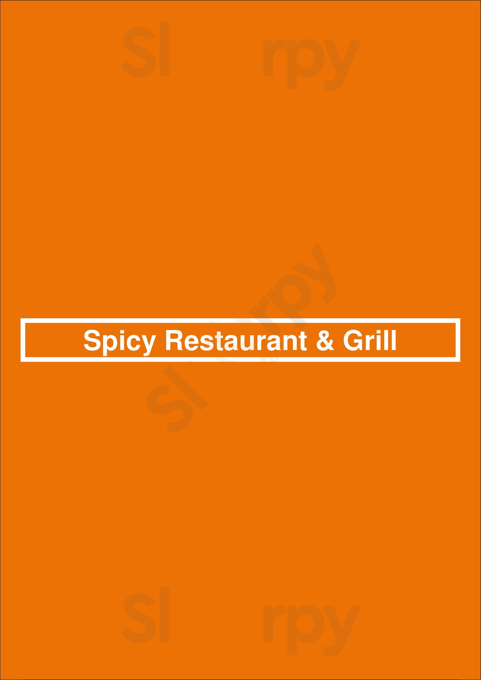 Spicy Restaurant & Grill Lisboa Menu - 1
