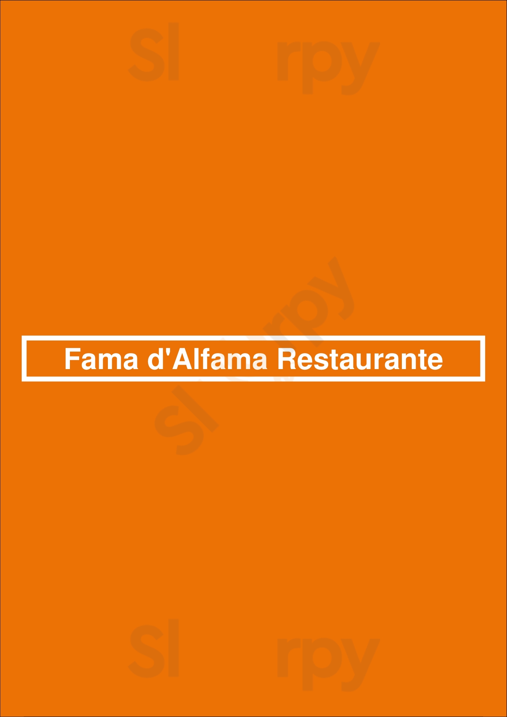 Restaurante Fama D'alfama Lisboa Menu - 1