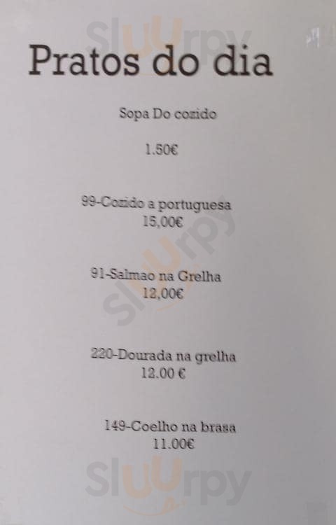 Restaurante Cataplana Da Gina Lisboa Menu - 1