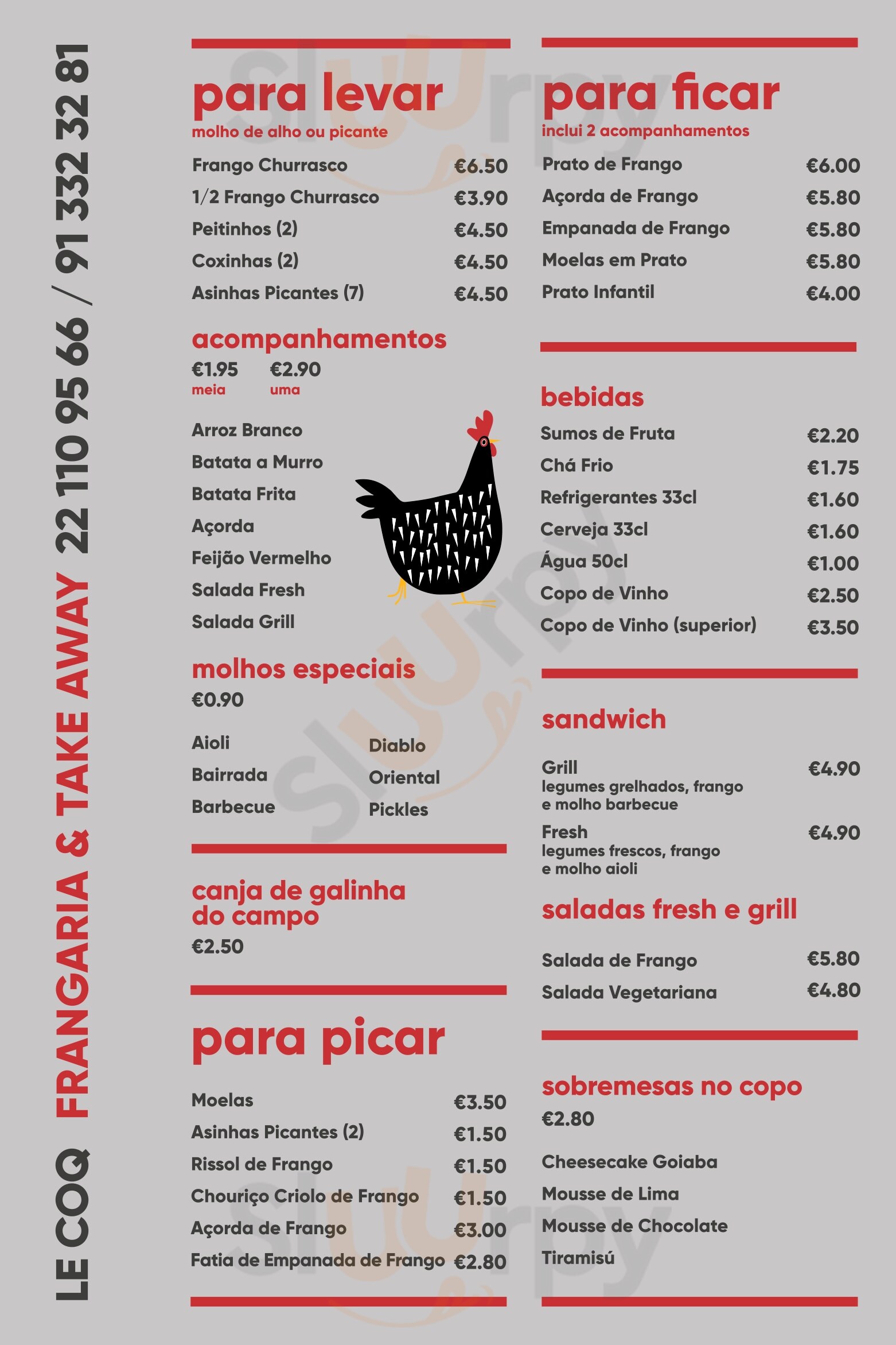 All - Le Coq - Frangaria & Take Away