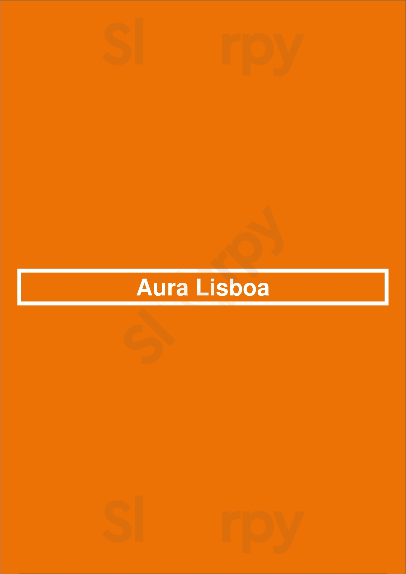 Aura Lisboa Lisboa Menu - 1