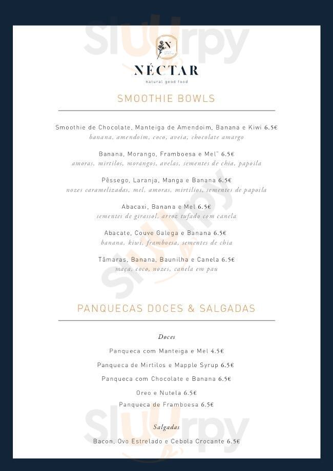 Nectar Porto Menu - 1