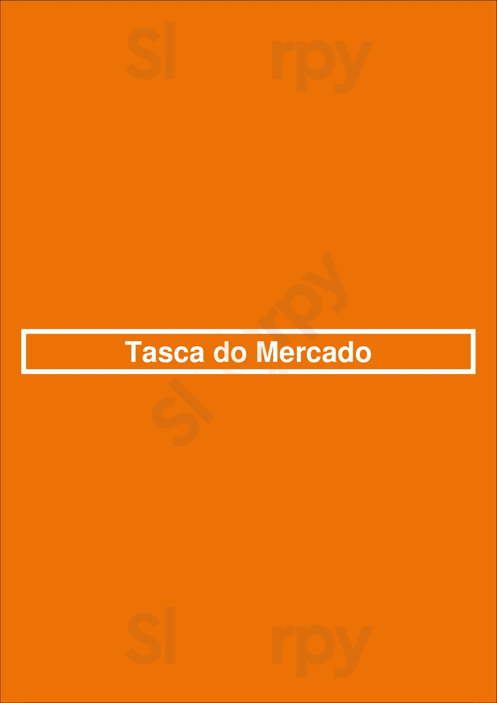 Tasca Do Mercado Lisboa Menu - 1