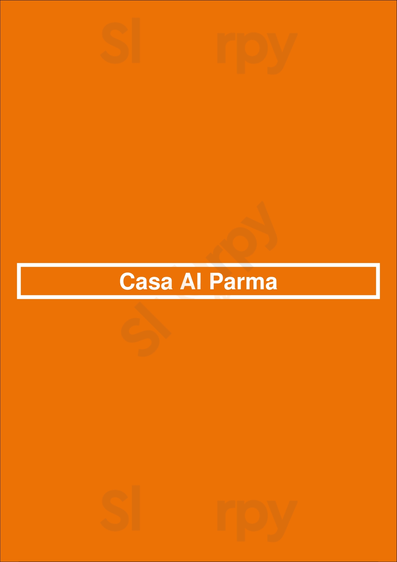 Casa Al Parma Lisboa Menu - 1