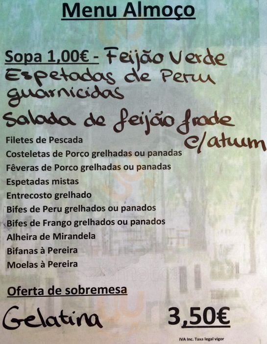 Café Pereira Porto Menu - 1
