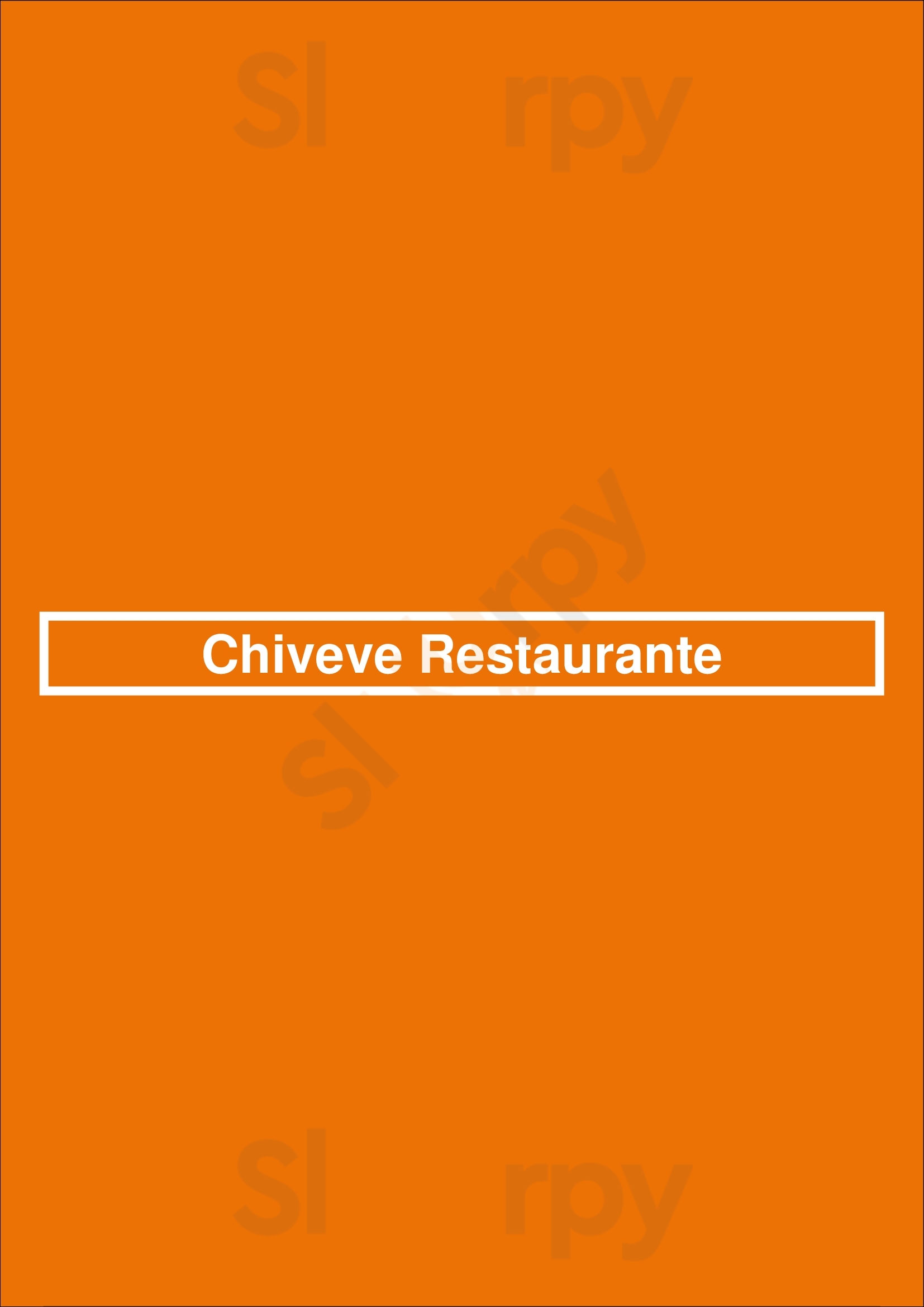 Chiveve Restaurante Lisboa Menu - 1