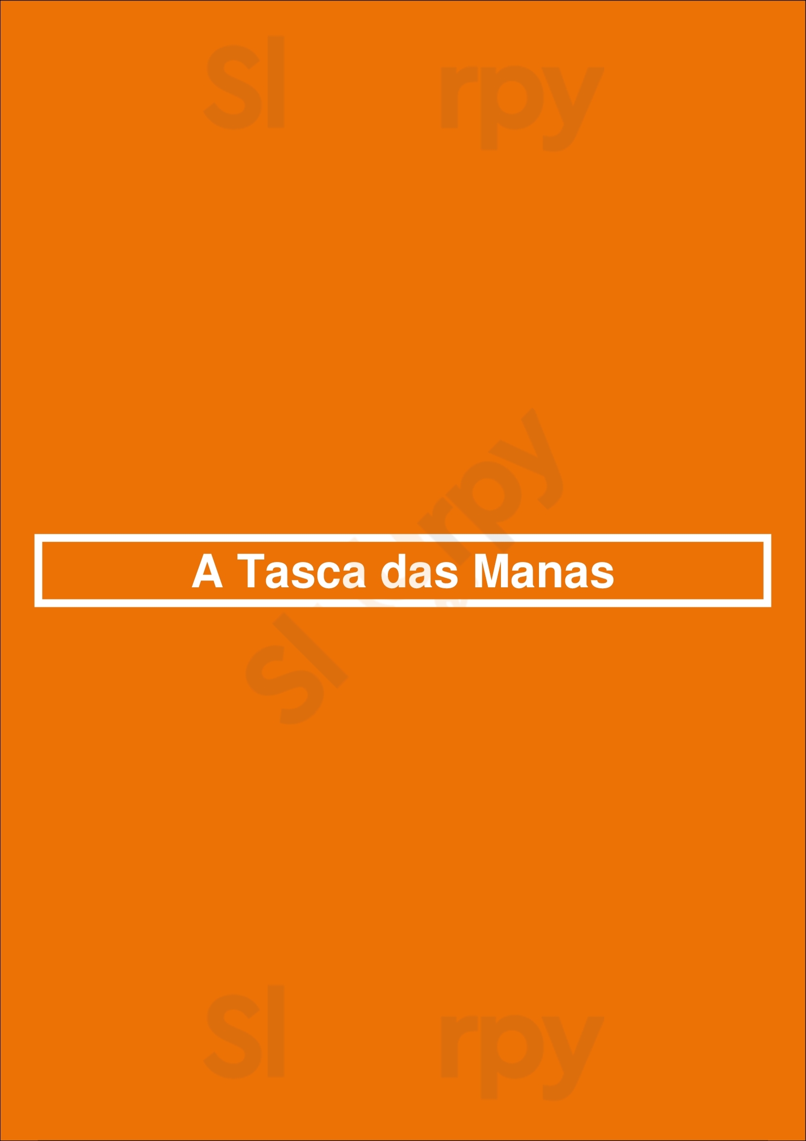 A Tasca Das Manas Lisboa Menu - 1