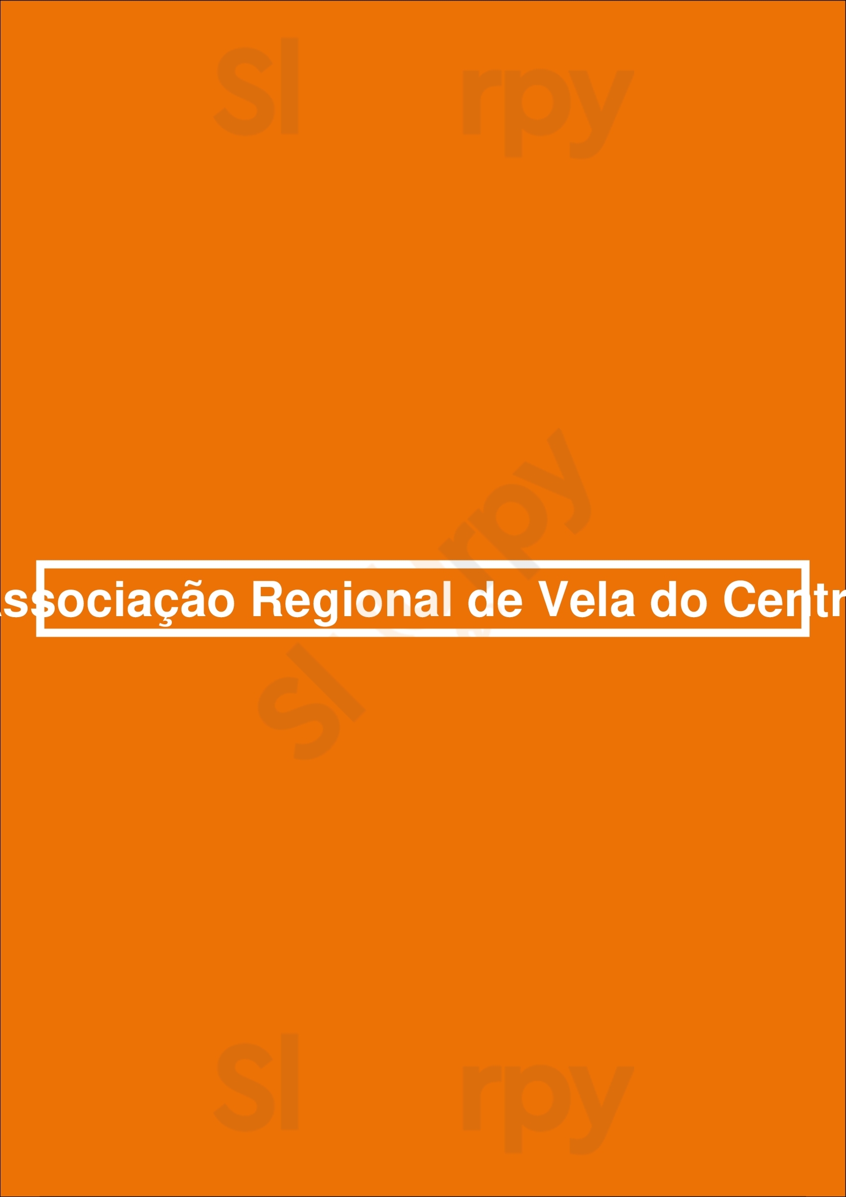 Associação Regional De Vela Do Centro Lisboa Menu - 1
