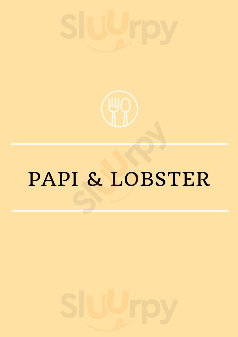 Papi & Lobster Lisboa Menu - 1