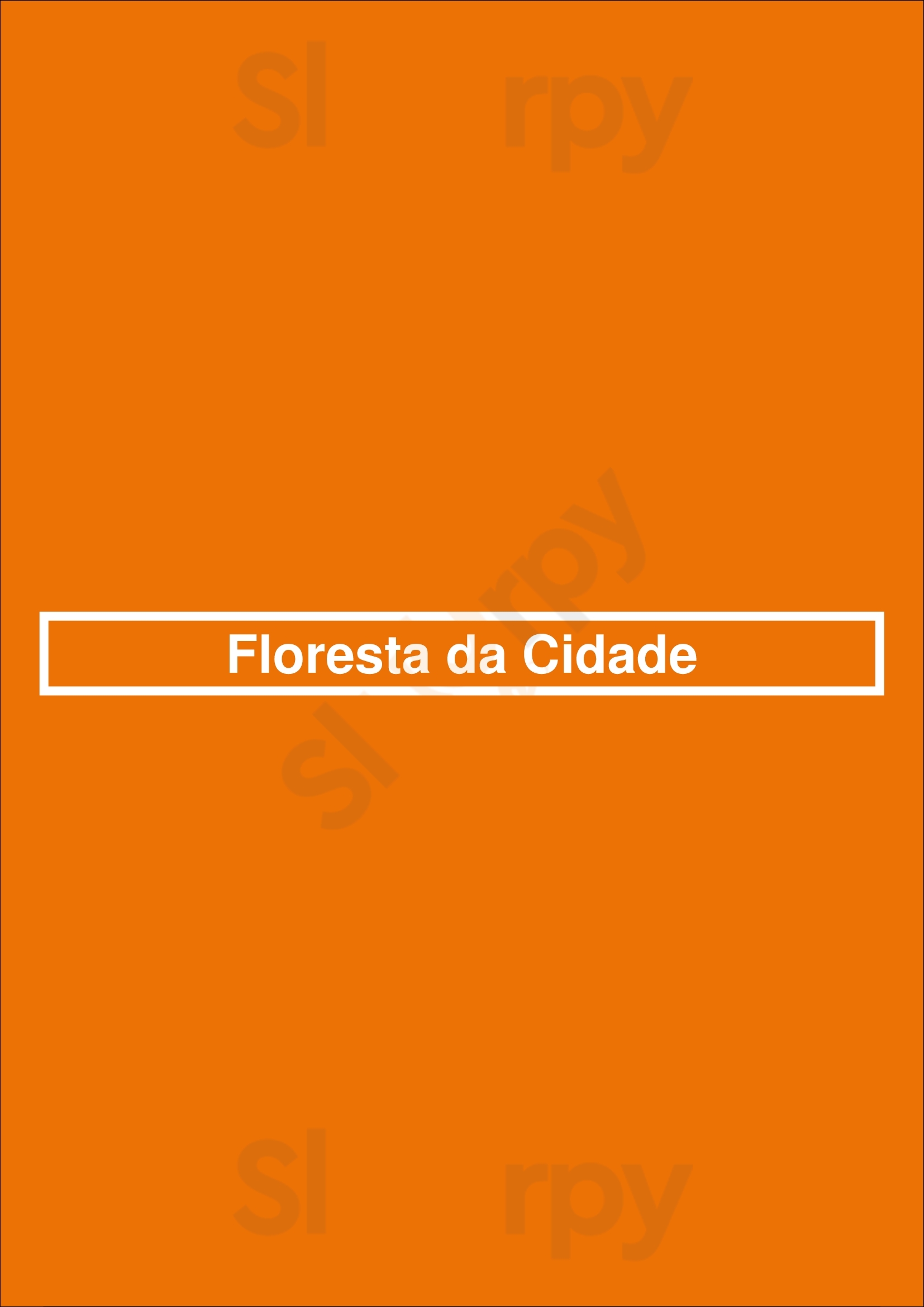 Floresta Da Cidade Lisboa Menu - 1