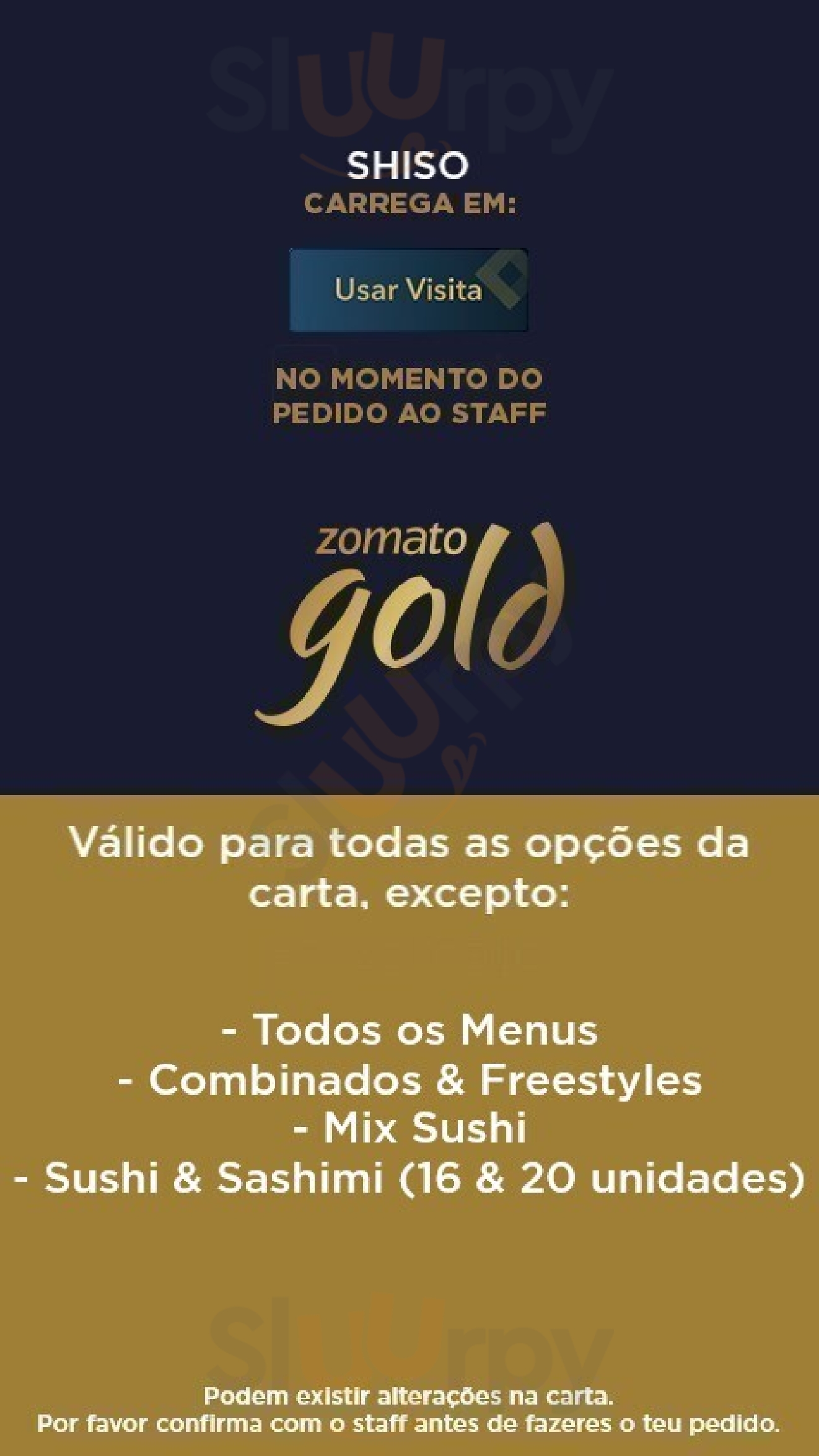 Restaurante Shiso Foz Porto Menu - 1
