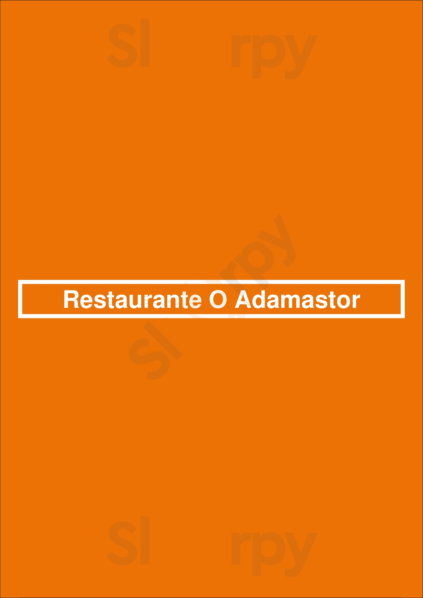 Restaurante O Adamastor Lisboa Menu - 1
