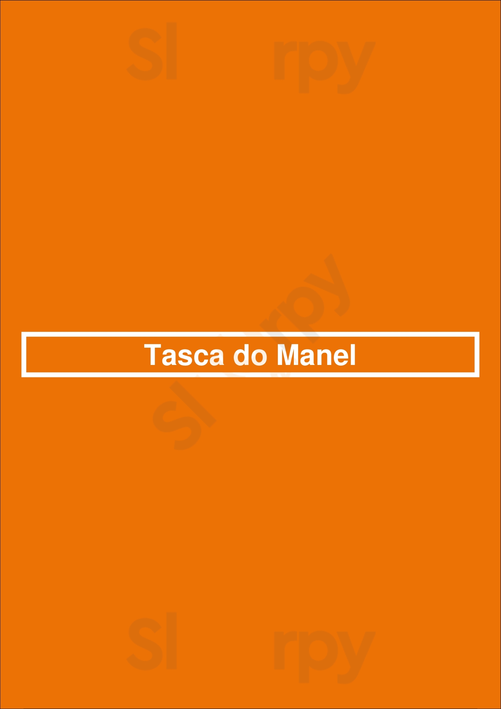 Tasca Do Manel Lisboa Menu - 1