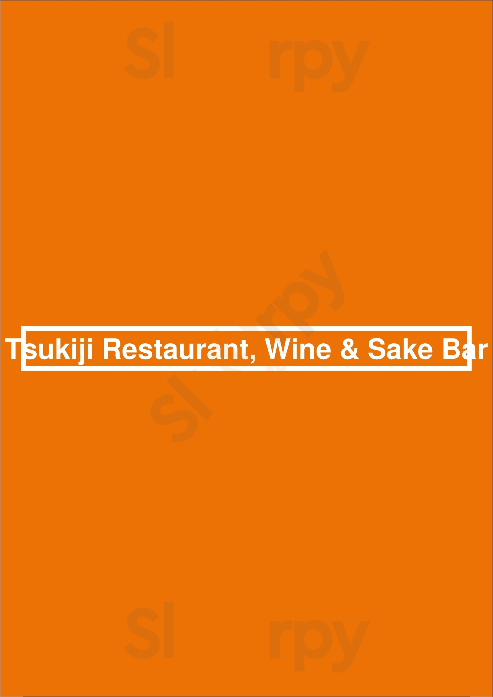 Tsukiji Restaurant, Wine & Sake Bar Lisboa Menu - 1