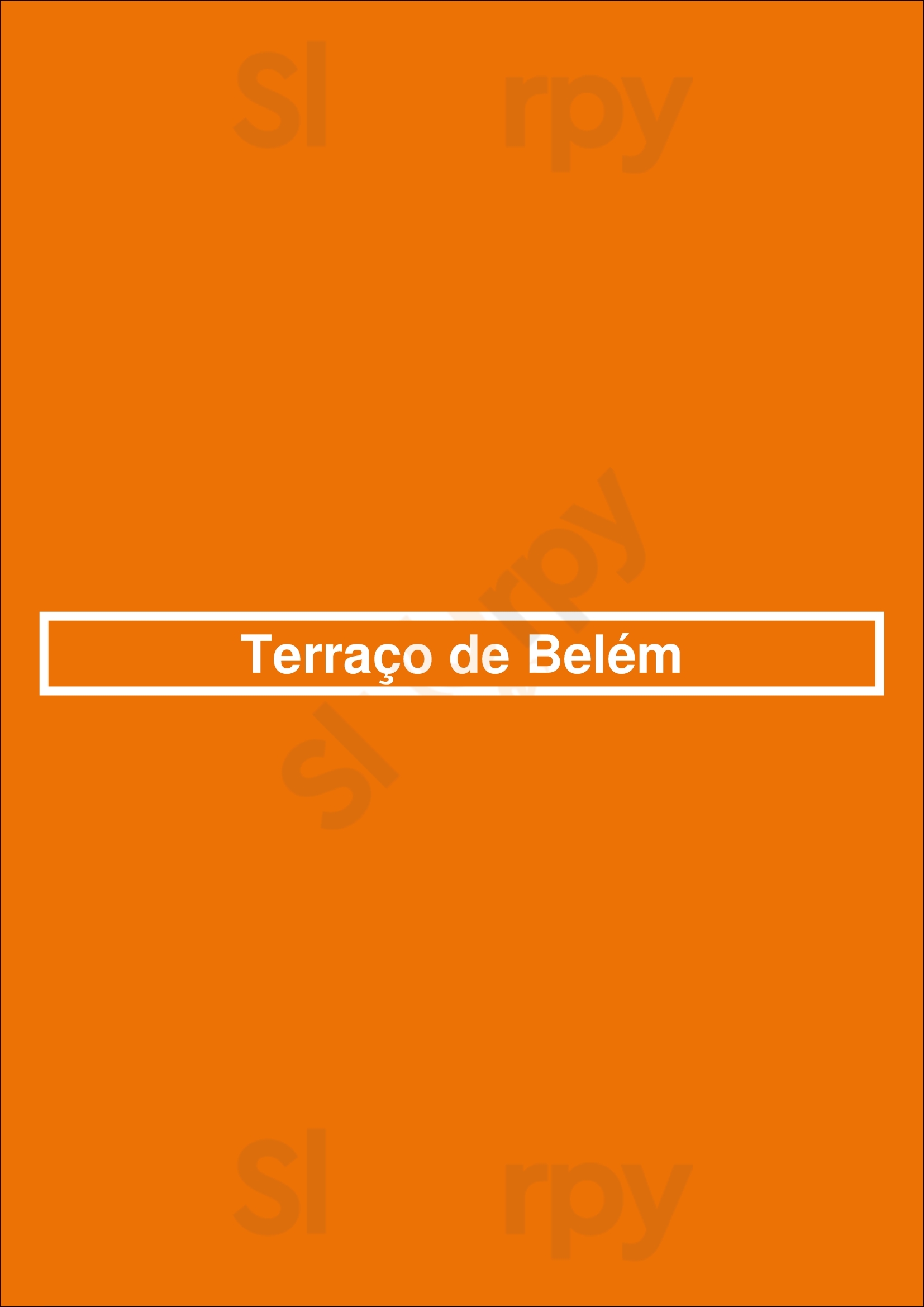Terraço De Belém Lisboa Menu - 1