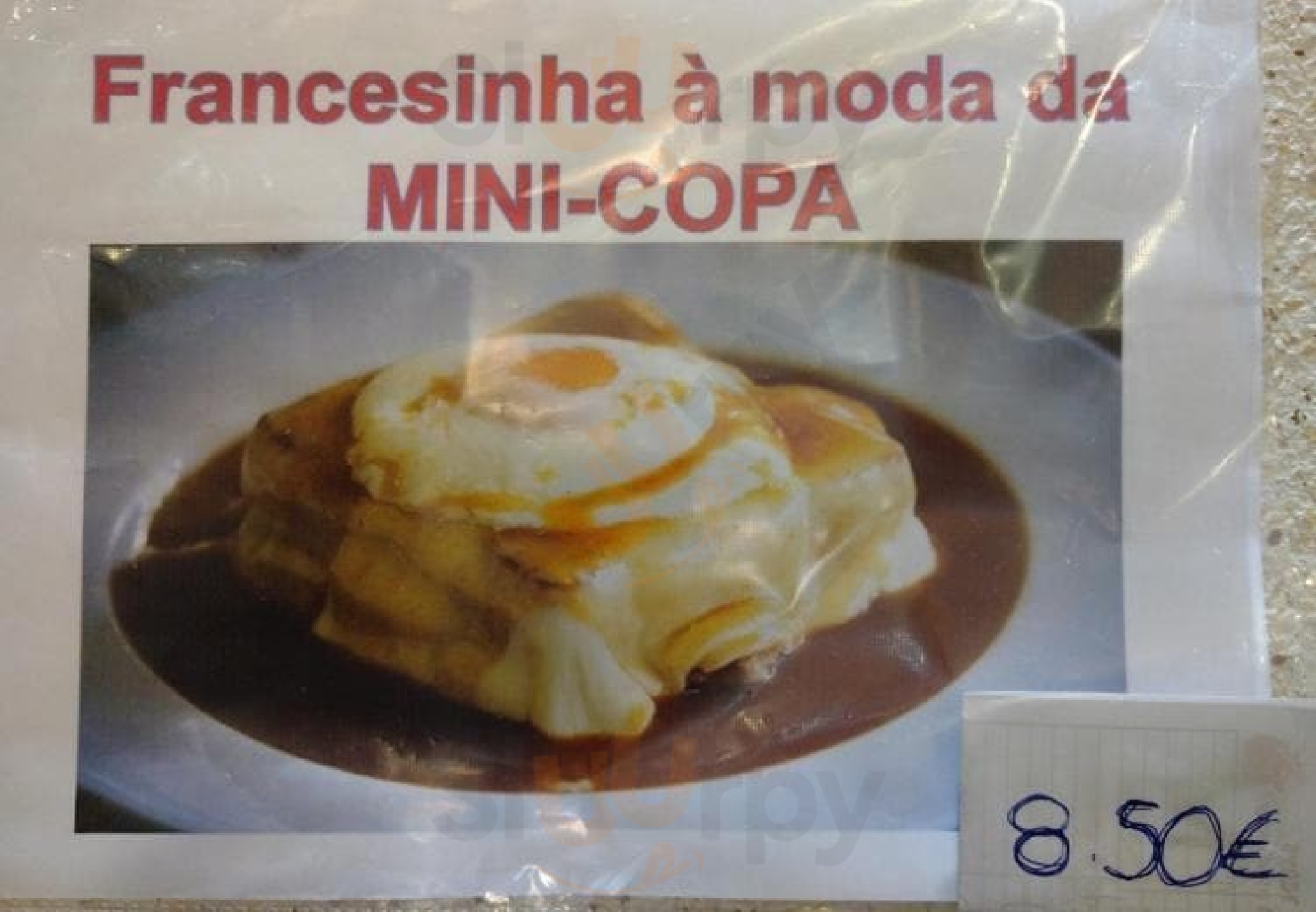 Pastelaria Mini Copa Lisboa Menu - 1