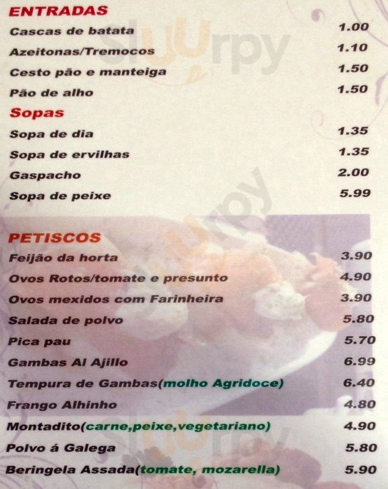 Oasis De Anna-purna Restaurant Lisboa Menu - 1