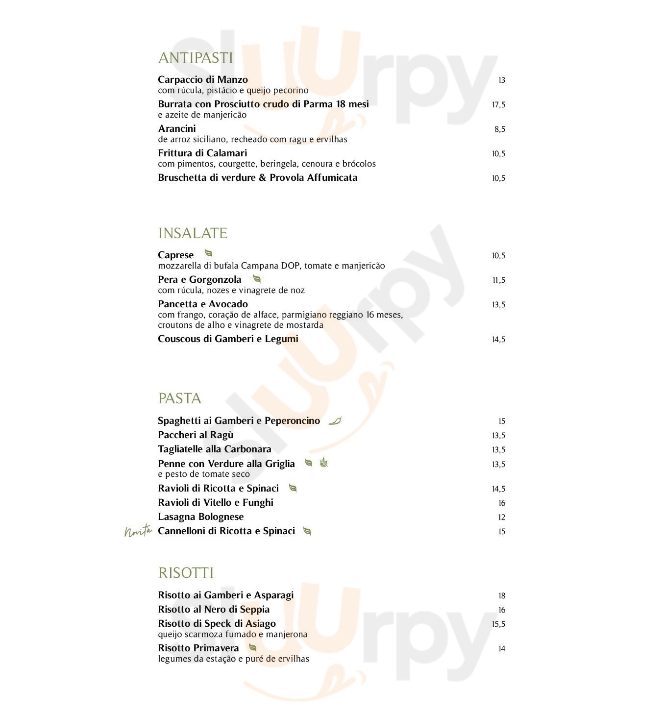 Pizzeria Zero Zero Parque Das Nações Lisboa Menu - 1