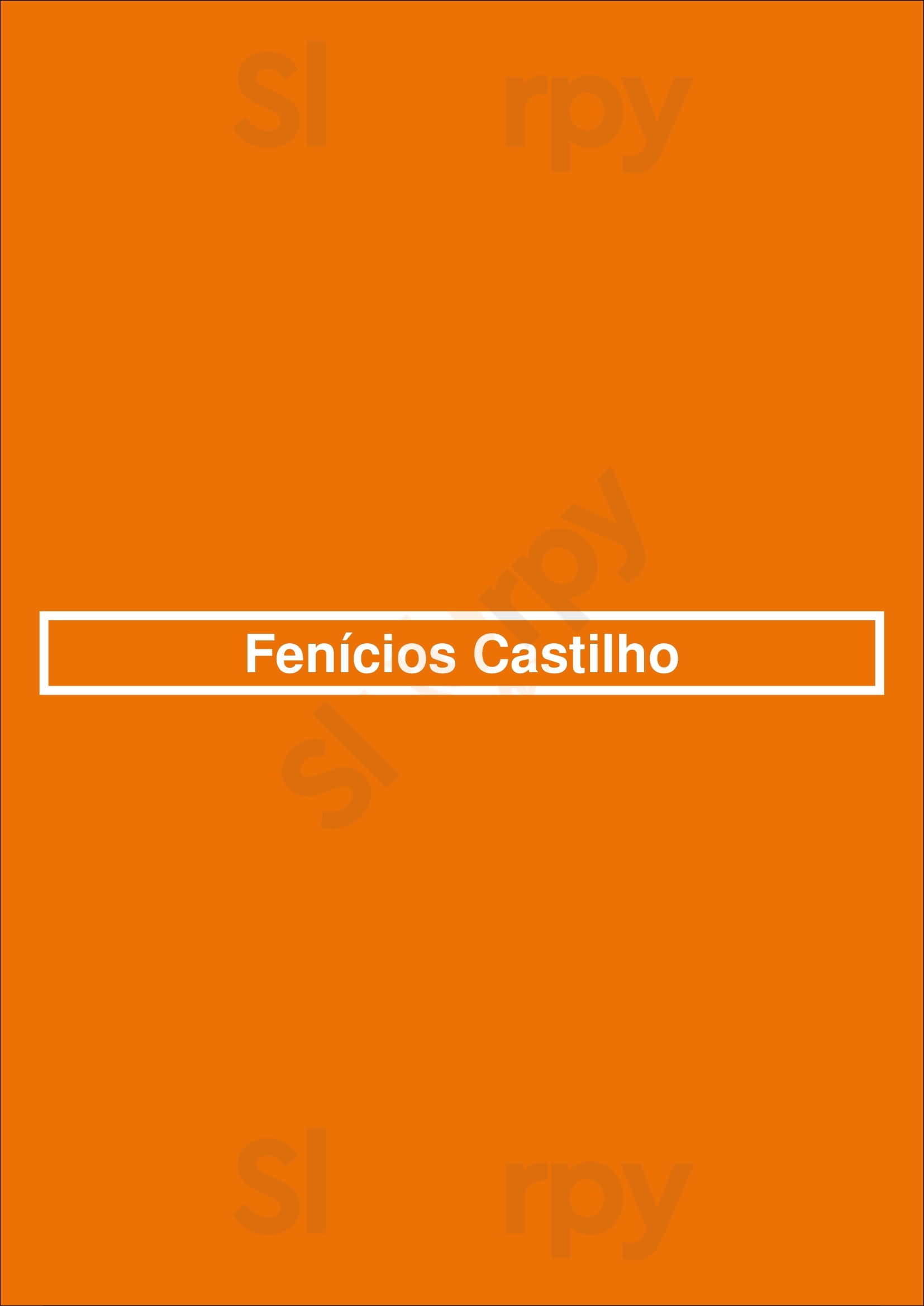 Fenícios Castilho Lisboa Menu - 1