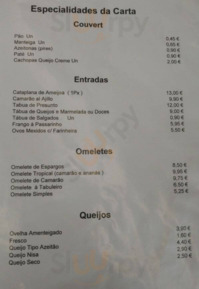 O Tabuleiro, Lisboa - Cardápio, preços, avaliação do restaurante