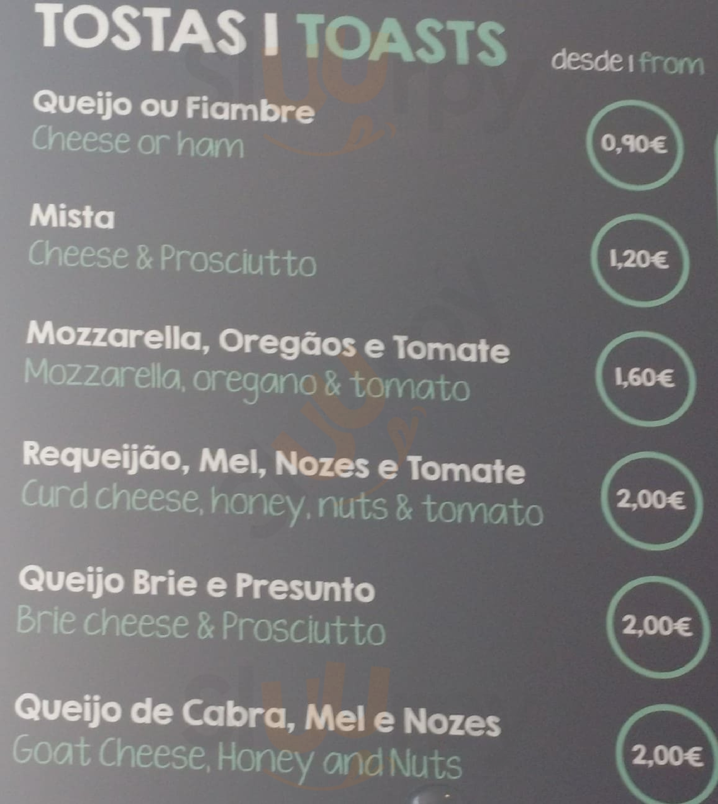 O Pão Nosso De Cada Dia Lisboa Menu - 1