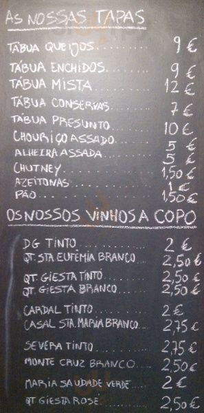 Alfama Wine And Company Lisboa Menu - 1