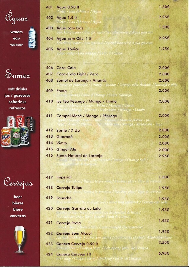 Gandhi Palace - Restelo Lisboa Menu - 1