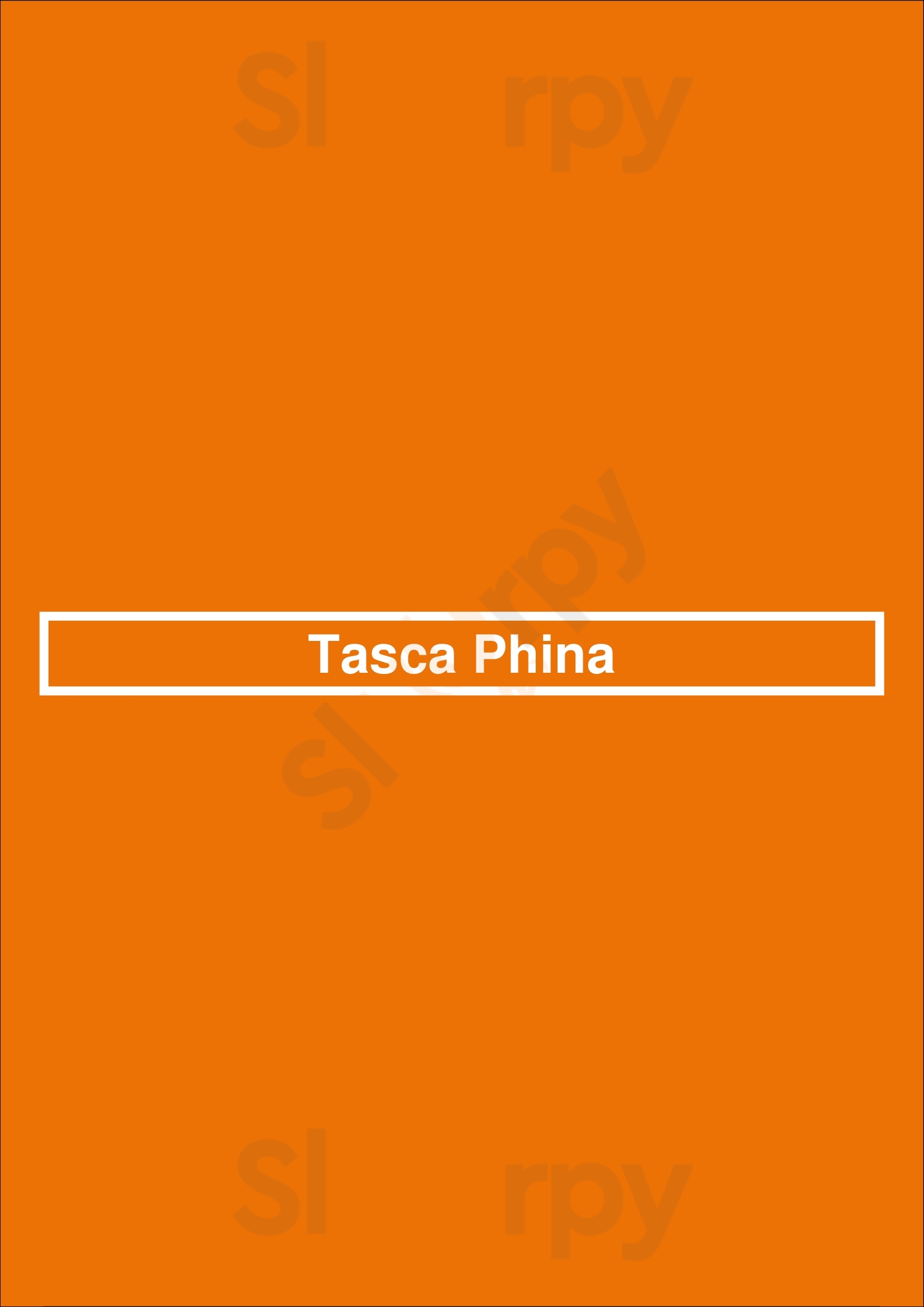 Tasca Phina Lisboa Menu - 1