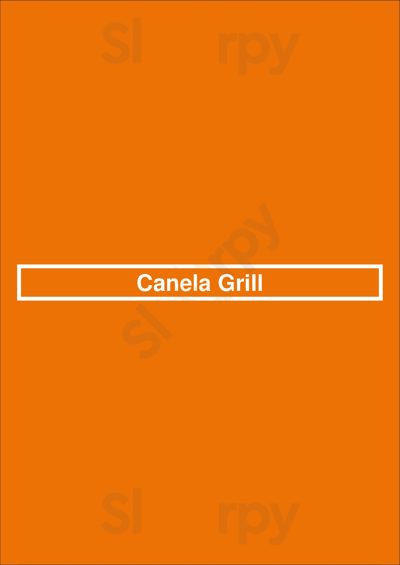 Canela Grill Lisboa Menu - 1