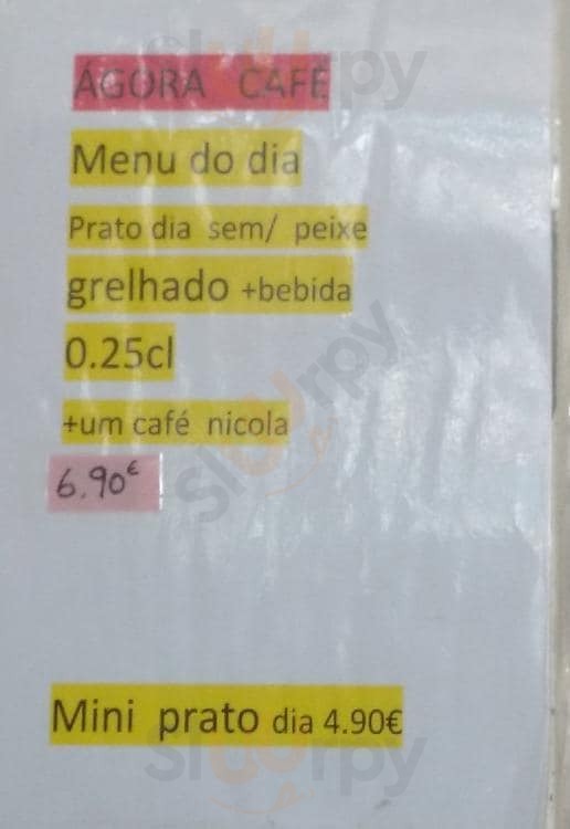 Agora Lisboa Menu - 1