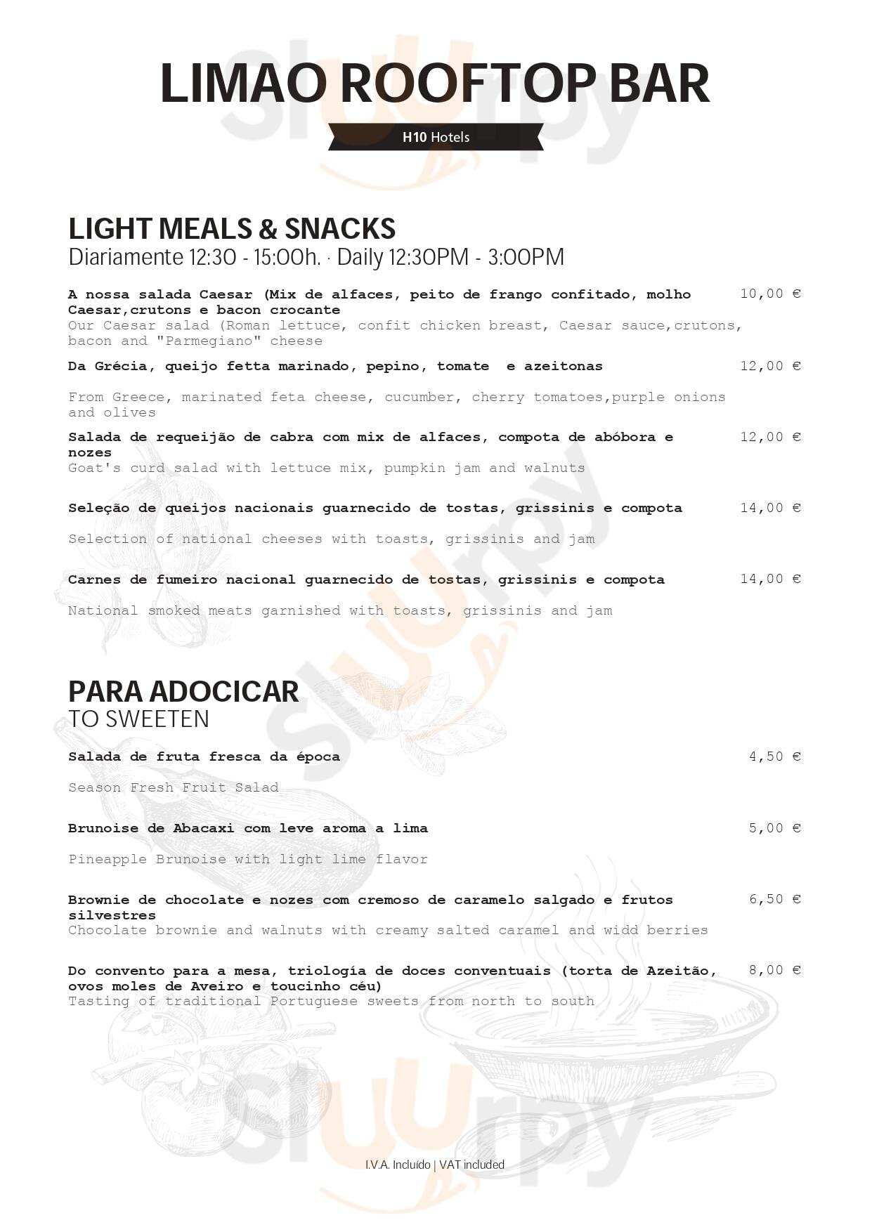 Terraço Chill-out Limão Lisboa Menu - 1