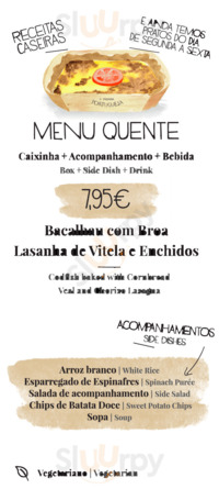 A Padaria Portuguesa menu