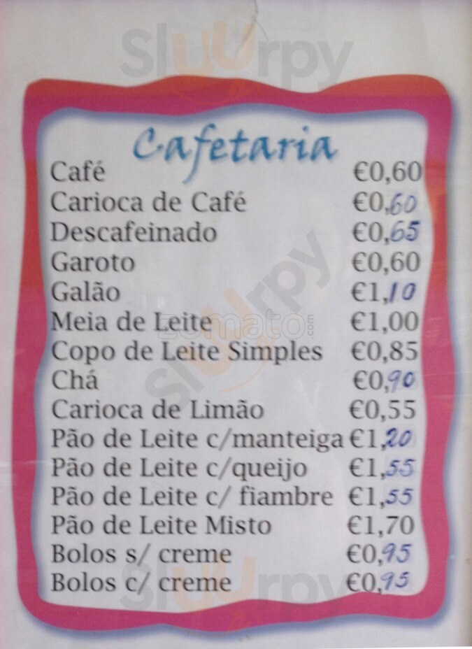 Cafetaria Maianga Lisboa Menu - 1