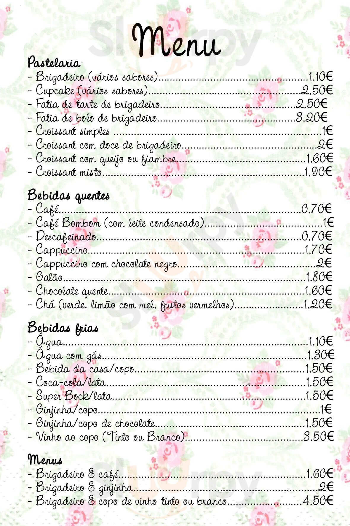 Brigadoce Caffé Lisboa Menu - 1