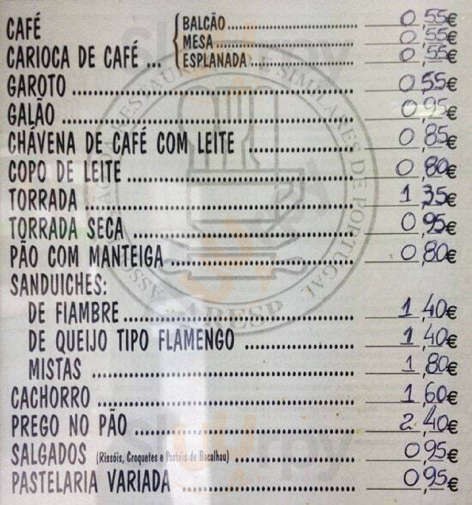 Restaurante Lince Vermelho Lisboa Menu - 1