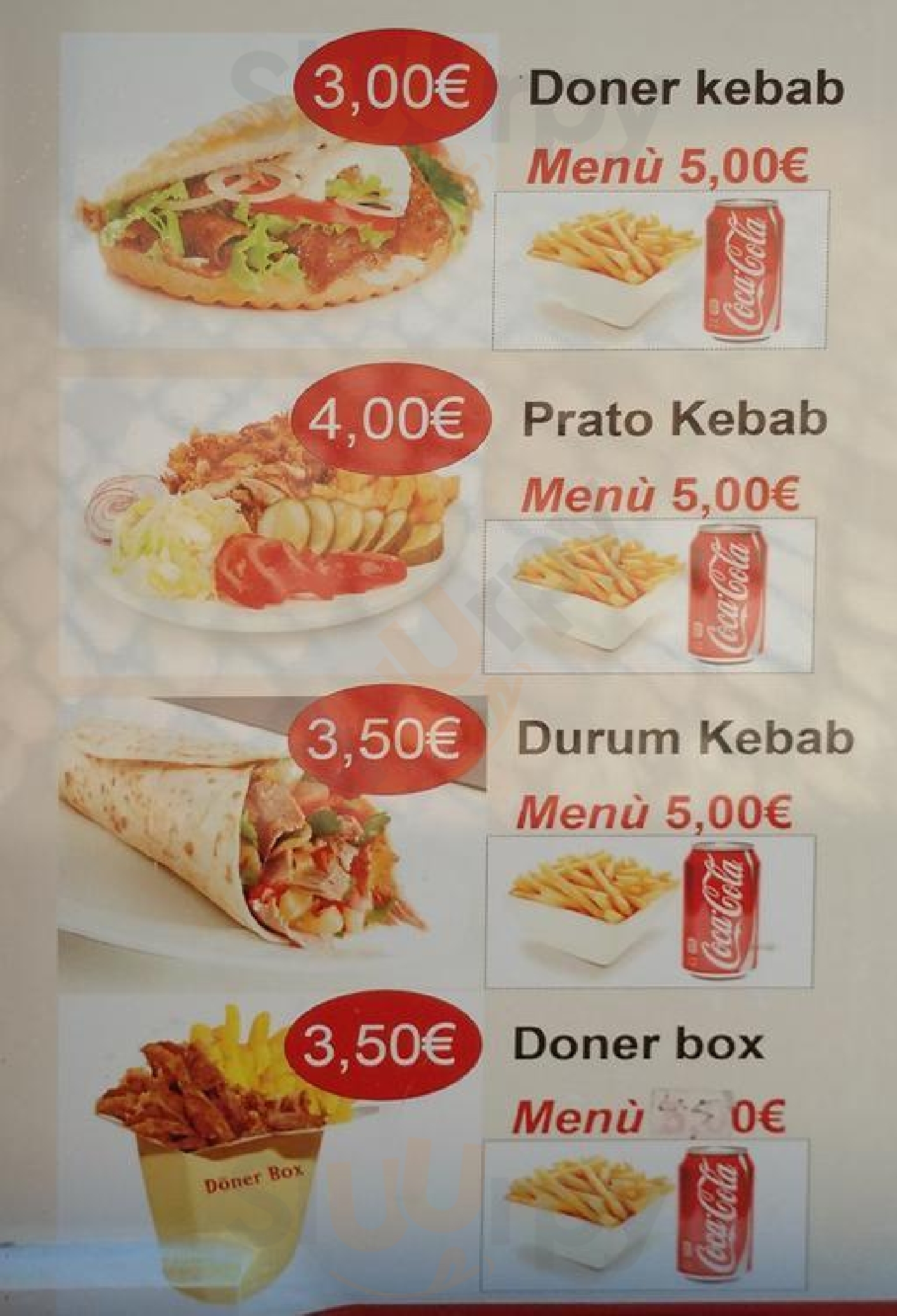 Doner Kebab House Lisboa Menu - 1