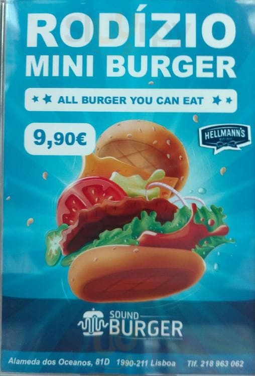 Sound Burger Lisboa Menu - 1