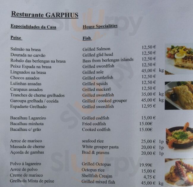 Restaurante Garphus Lisboa Menu - 1