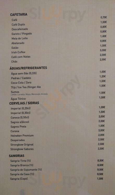 All Saints Restaurant & Bar Lisboa Menu - 1