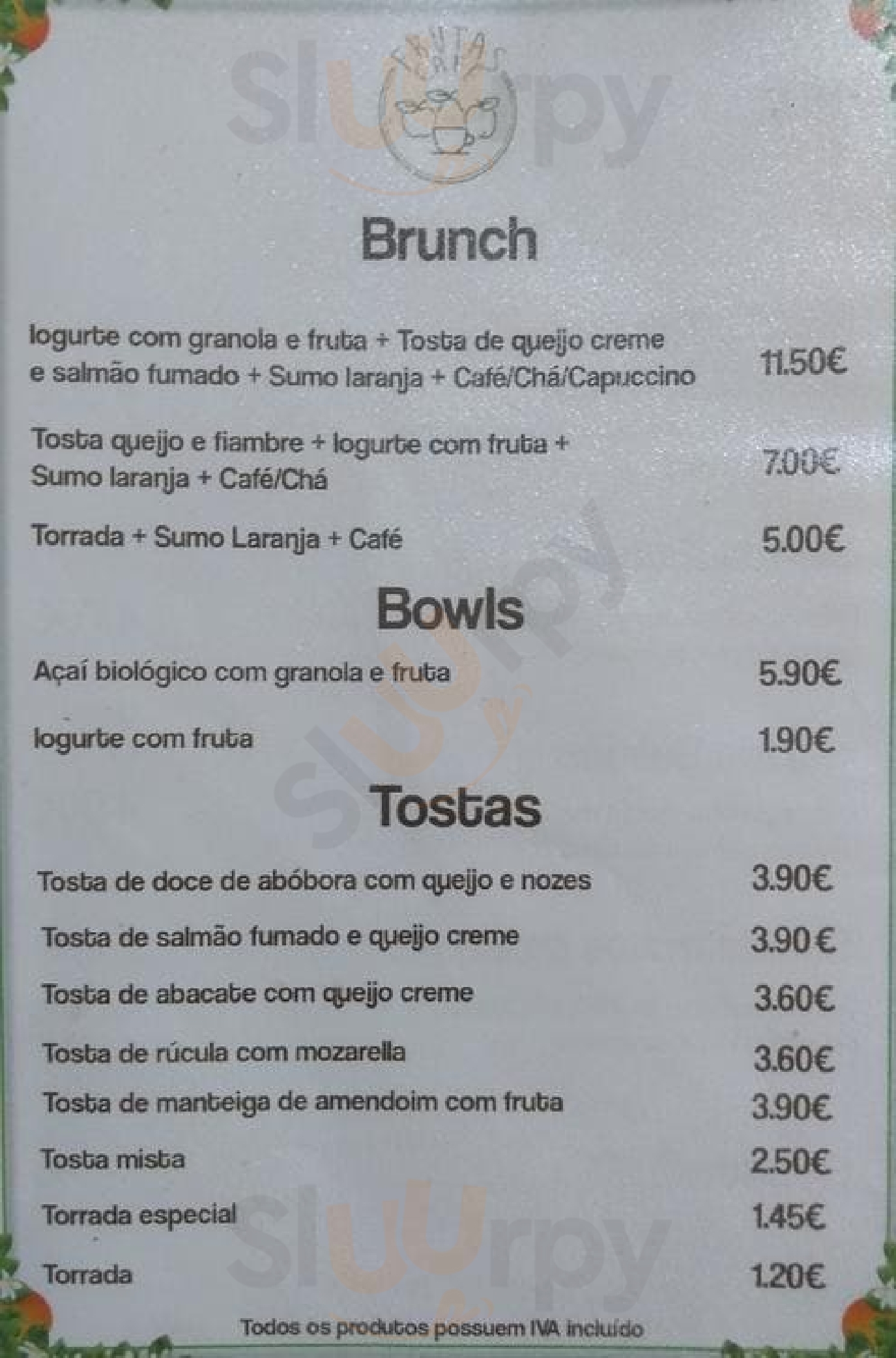 Frutas Café Lisboa Menu - 1